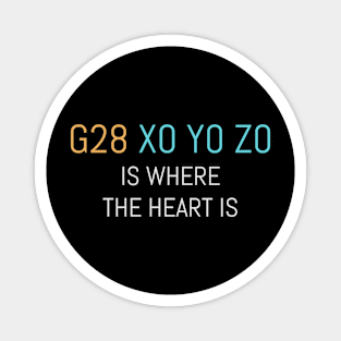 g28 x0 y0 z0 Is Where The Heart Is Magnet